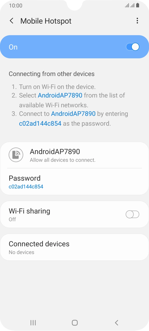 Press the Home key to return to the home screen.