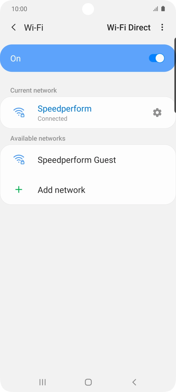 Press the Home key to return to the home screen.
