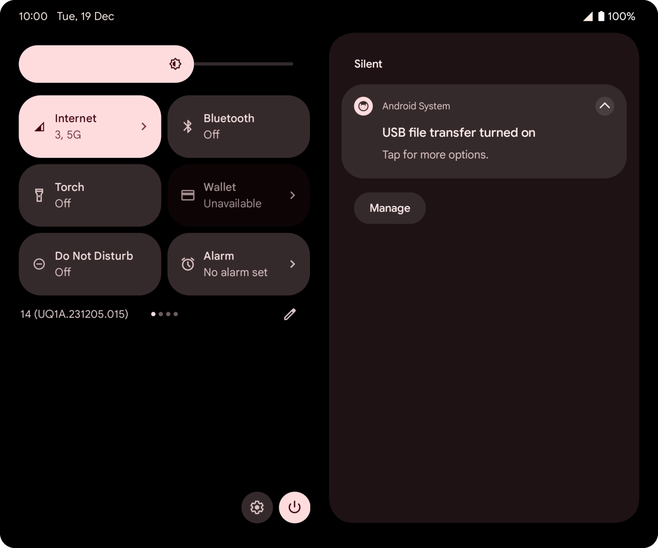 Press Tap for more options..