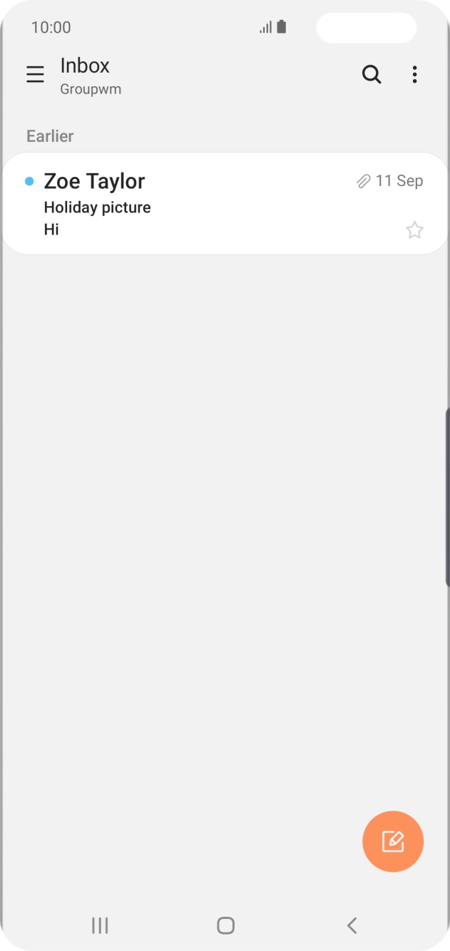 Slide your finger right starting from the left side of the screen. Slide your finger right starting from the left side of the screen.