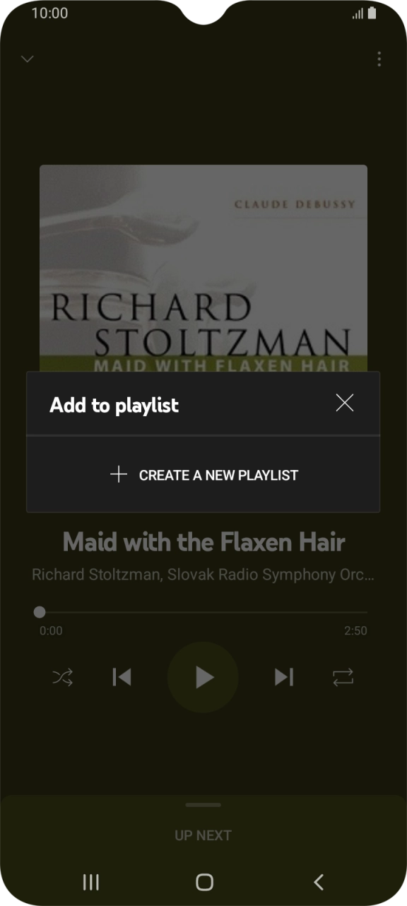 Press CREATE A NEW PLAYLIST.