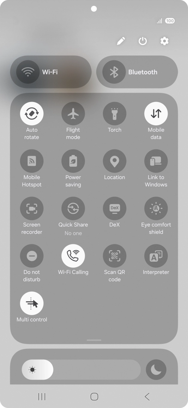 Press the screen recording icon.