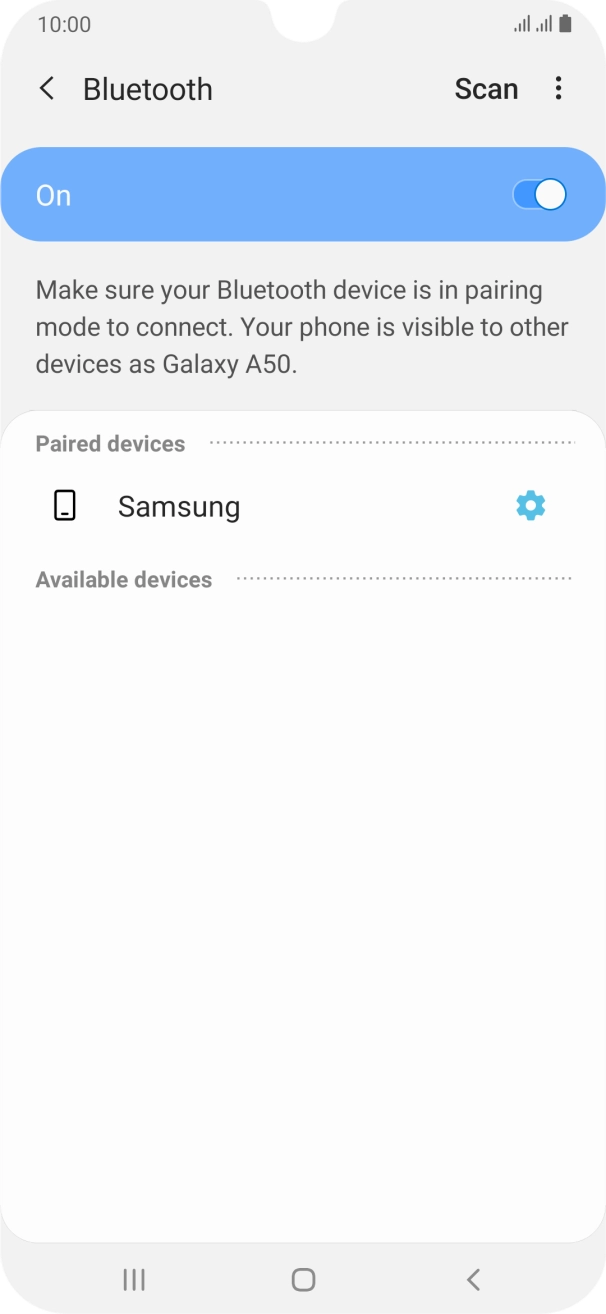 Press the Home key to return to the home screen.