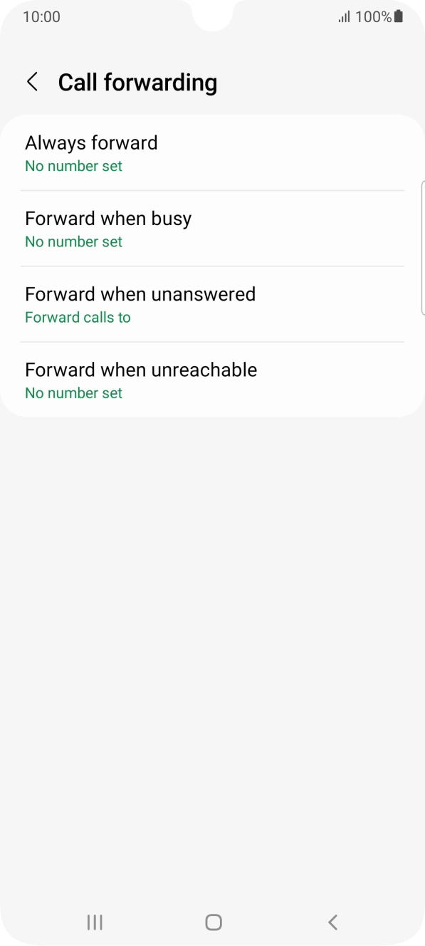 Press the Home key to return to the home screen.