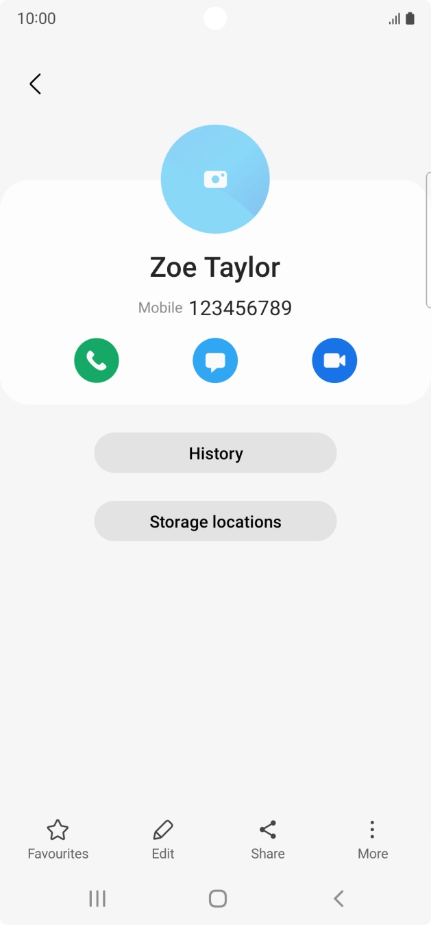 Press the Home key to return to the home screen.