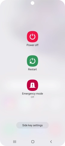 Press Power off.