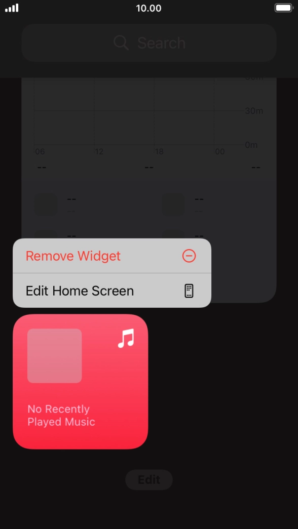 Press Remove Widget. Press Remove Widget.