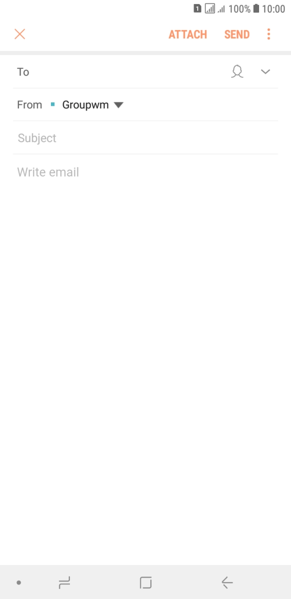 Press the field next to 'To' and key in the first letters of the recipient's name.