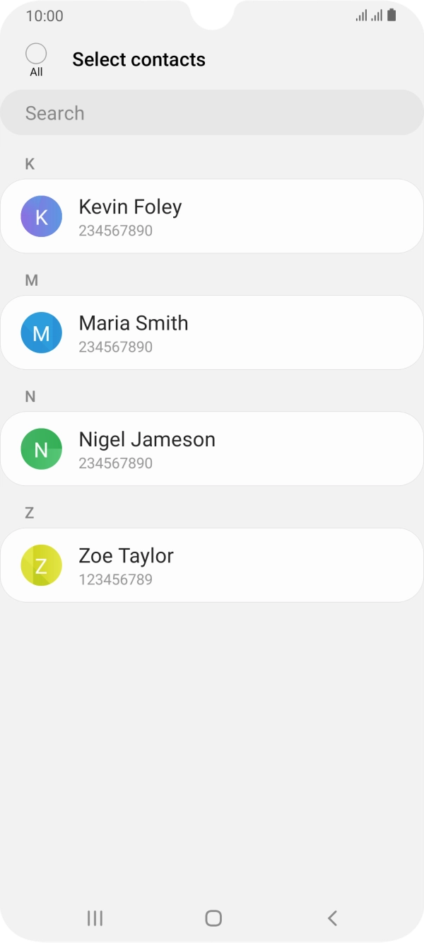 Press the field above 'All'.