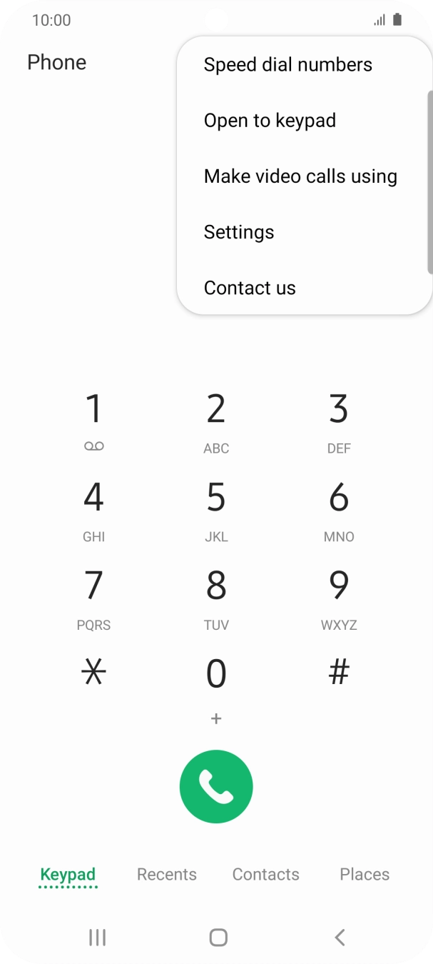 Press Settings. Press Settings.