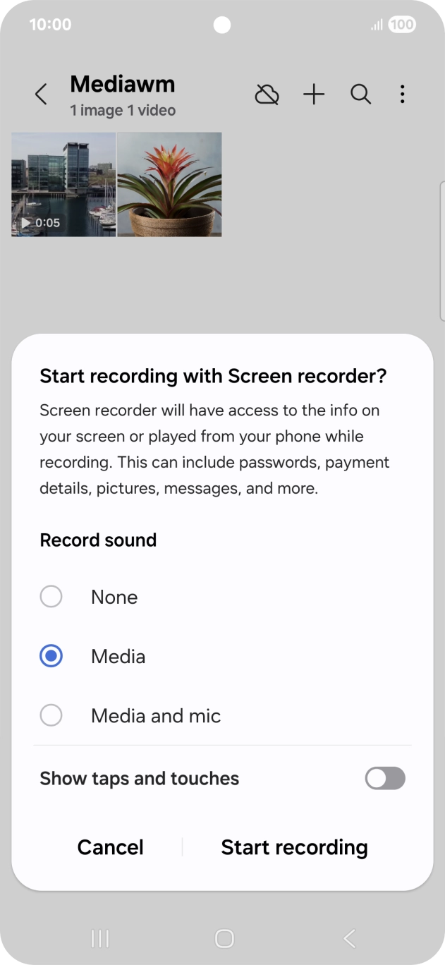 Follow the instructions on the screen to select the required settings.