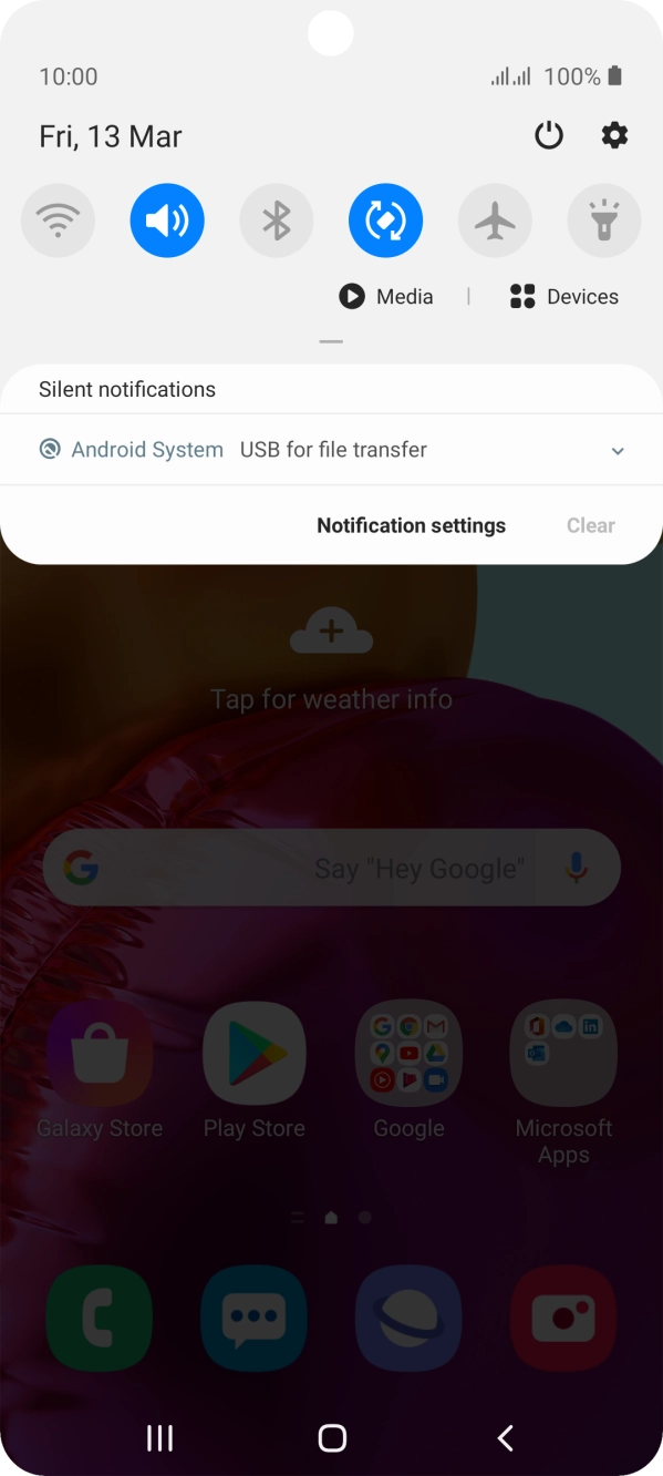 Press Android System.
