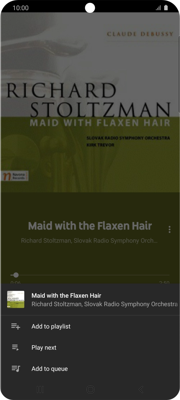 Press Add to playlist.