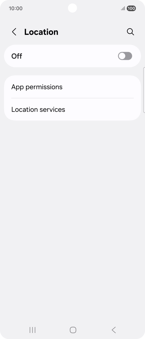 Press the indicator to turn the function on or off.