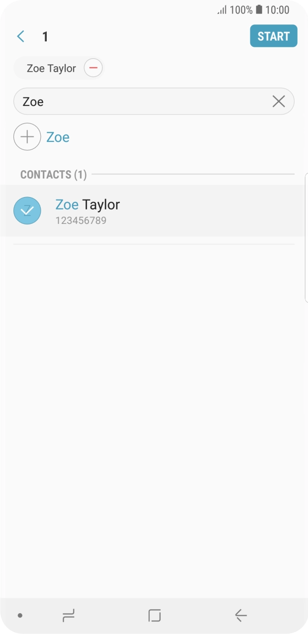 Press START. Press START.