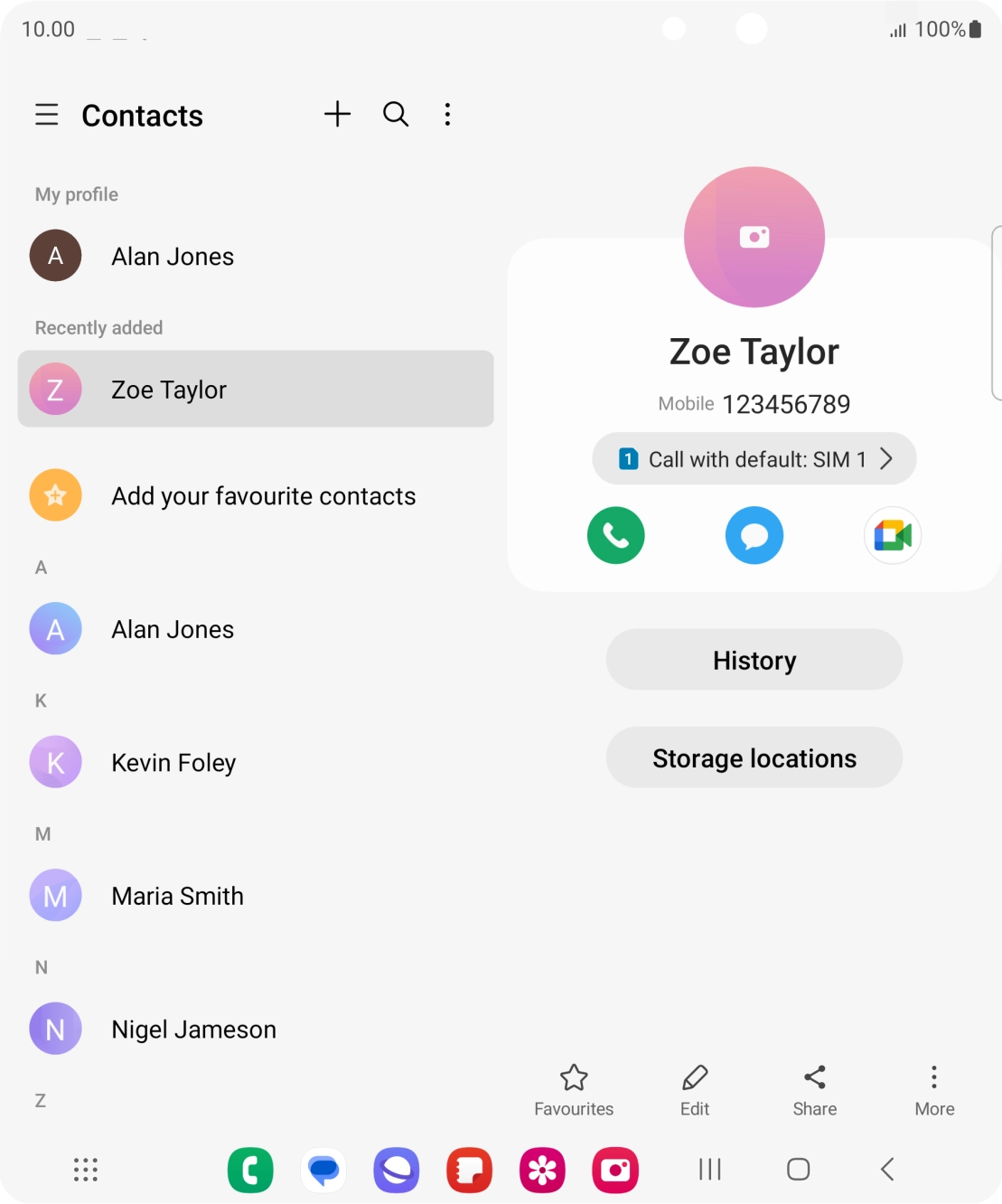 Press the Home key to return to the home screen. Press the Home key to return to the home screen.