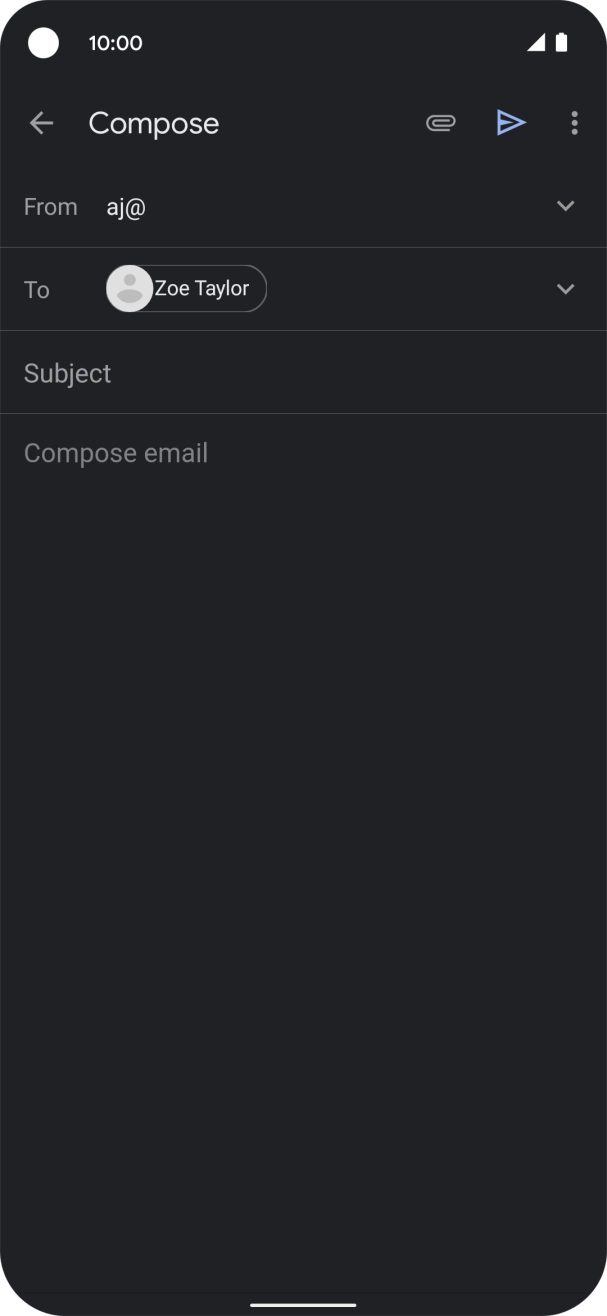 Press Subject and key in the required subject. Press Subject and key in the required subject.