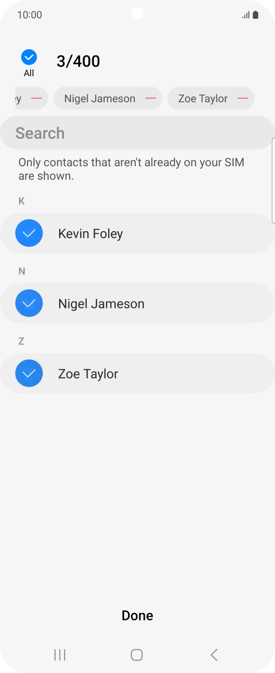 Press Done. Press Done.