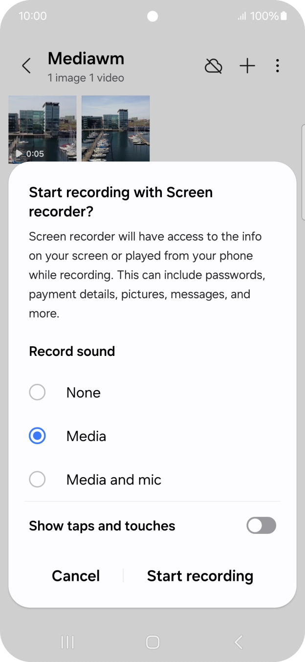 Follow the instructions on the screen to select the required settings.