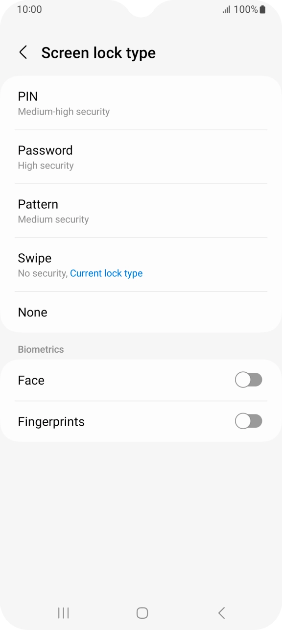 Press Fingerprints. Press Fingerprints.