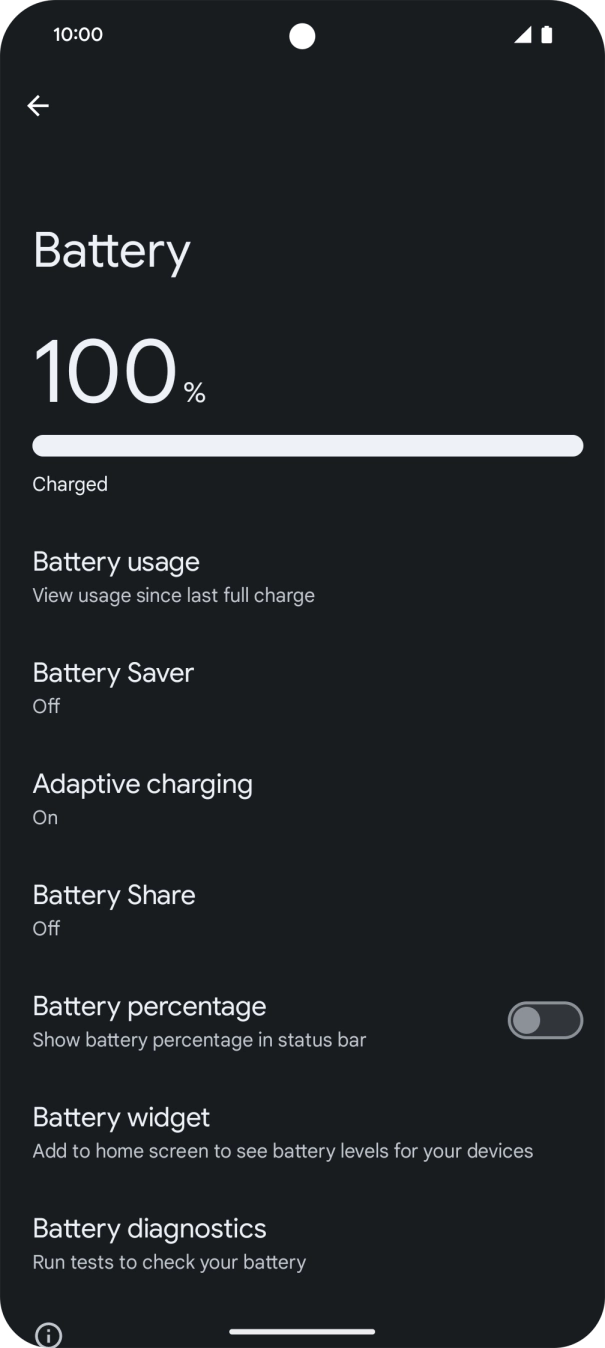 Press Battery Saver.