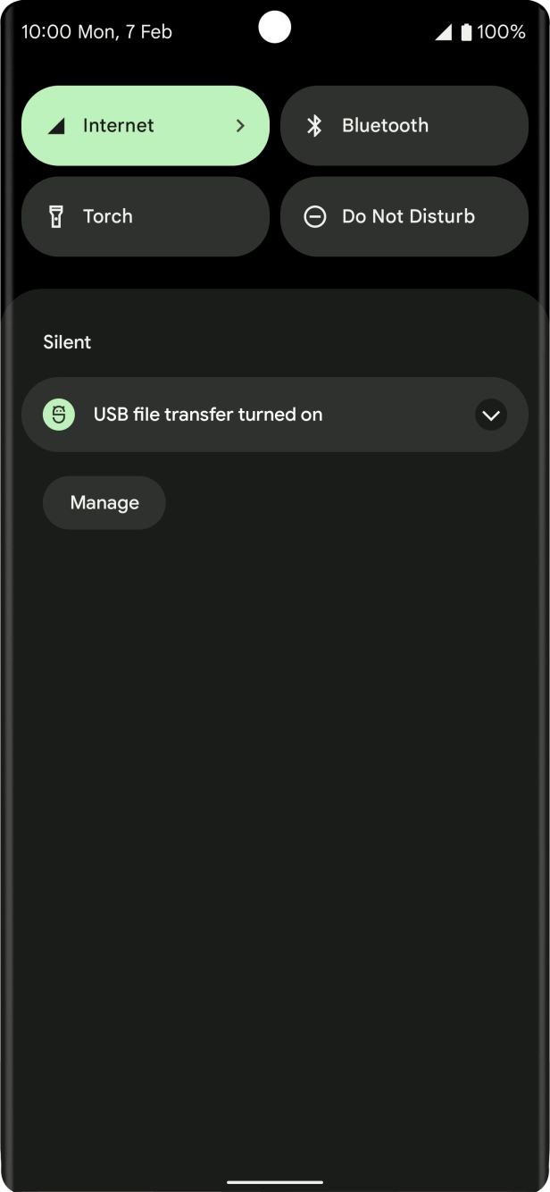 Press arrow down. Press arrow down.