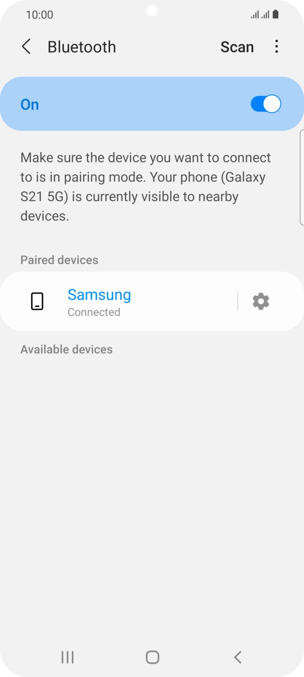 Press the Home key to return to the home screen.