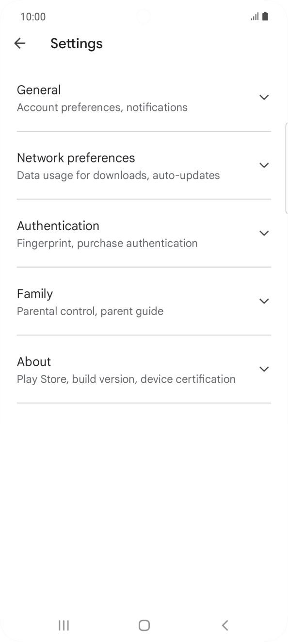 Press Network preferences.