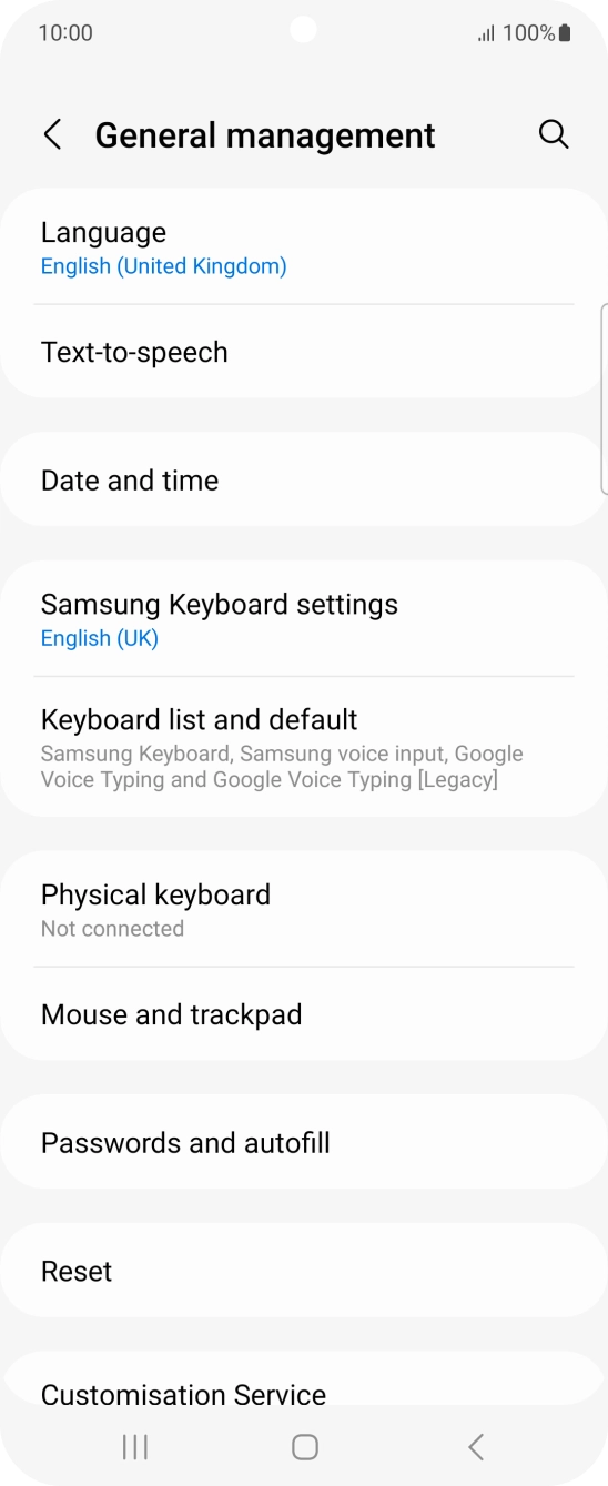 Press Date and time.