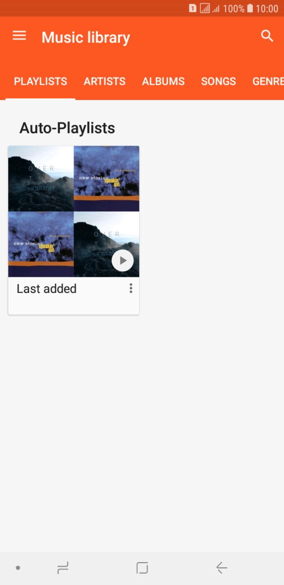 Press the required category and go to the required audio file. Press the required category and go to the required audio file.