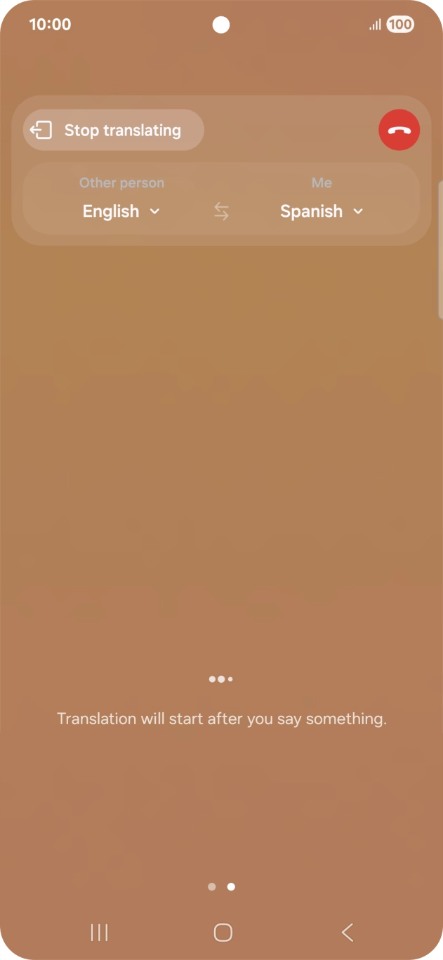 Follow the instructions on the screen to select the required language settings and use the function.