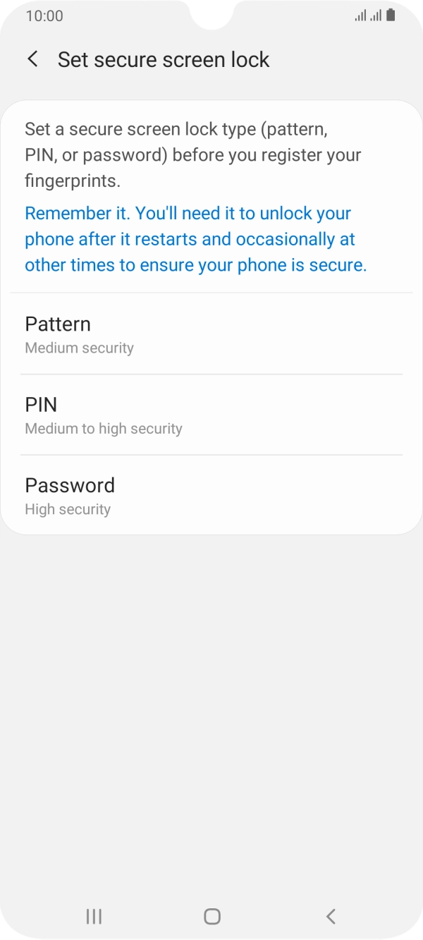 Press the required phone lock code and follow the instructions on the screen to create an additional phone lock code. Press the required phone lock code and follow the instructions on the screen to create an additional phone lock code.