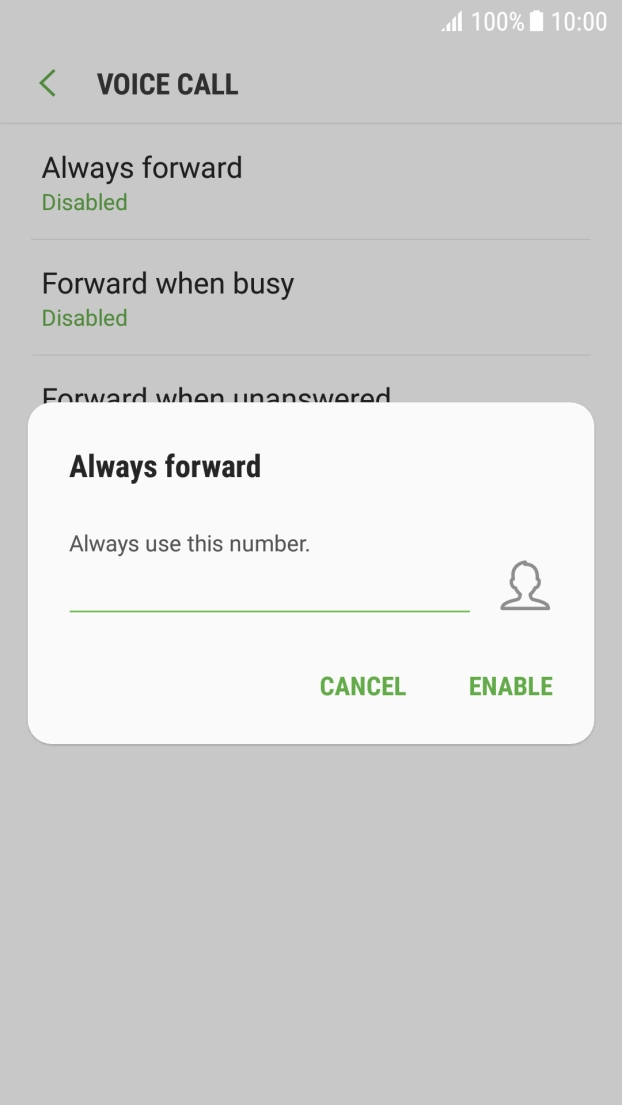 Key in 901 and press ENABLE.