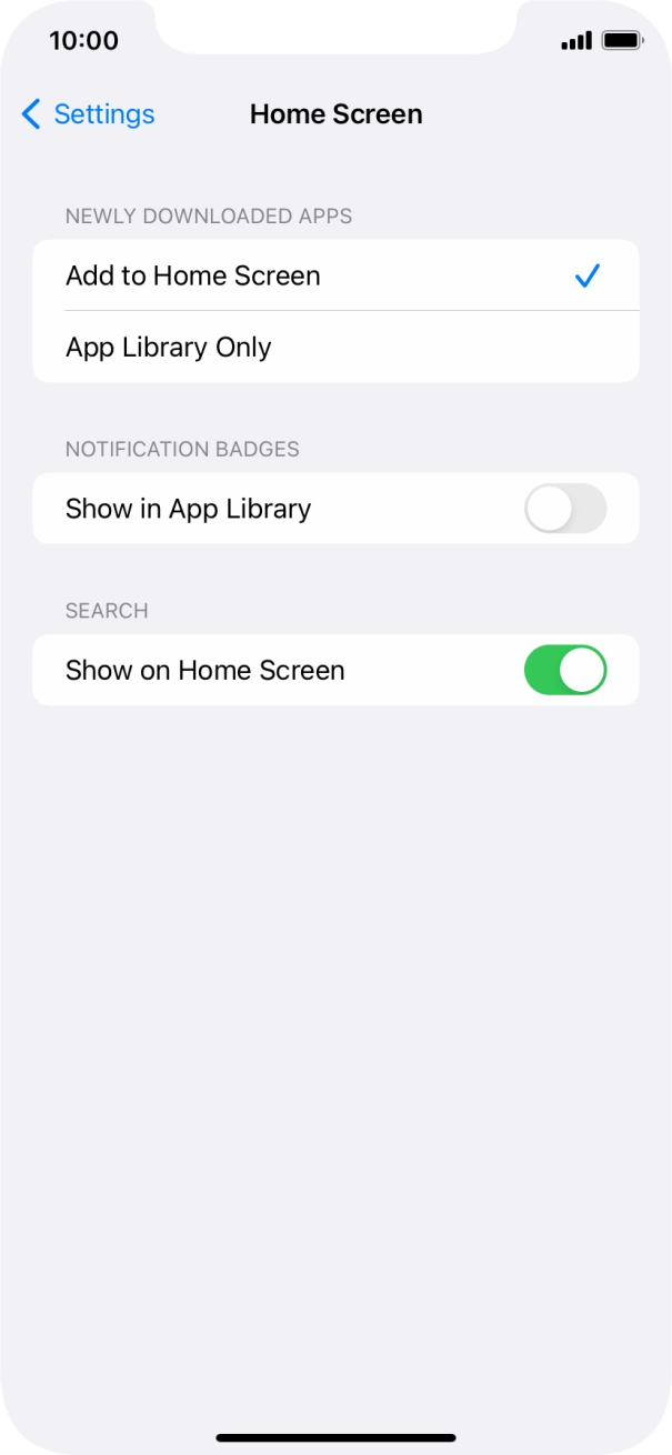 To add new downloaded apps to both the home screen and App Library, press Add to Home Screen. To add new downloaded apps to both the home screen and App Library, press Add to Home Screen.