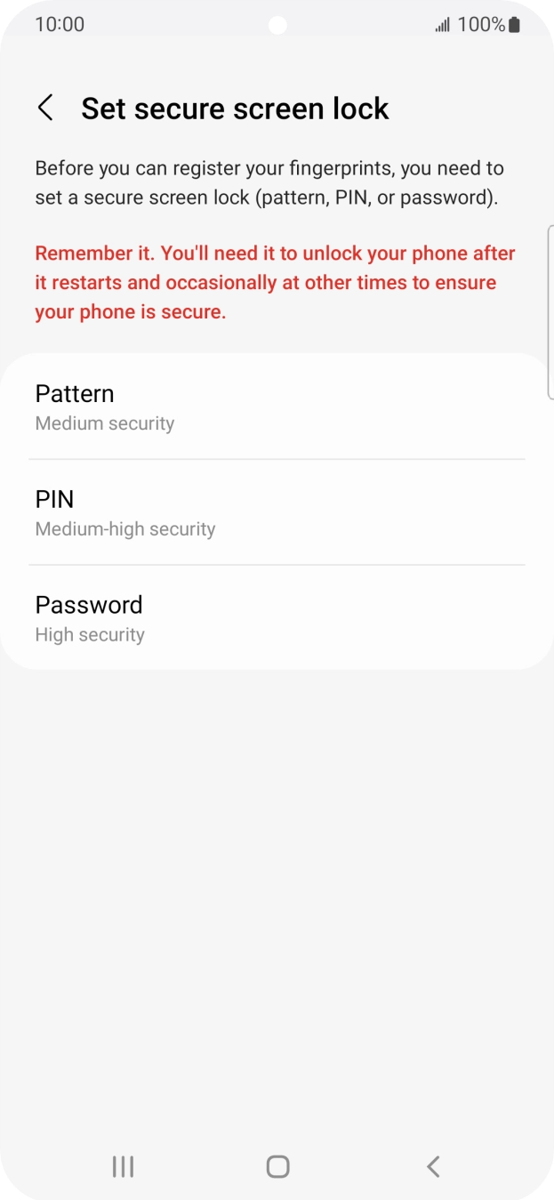 Press the required phone lock code and follow the instructions on the screen to create an additional phone lock code. Press the required phone lock code and follow the instructions on the screen to create an additional phone lock code.