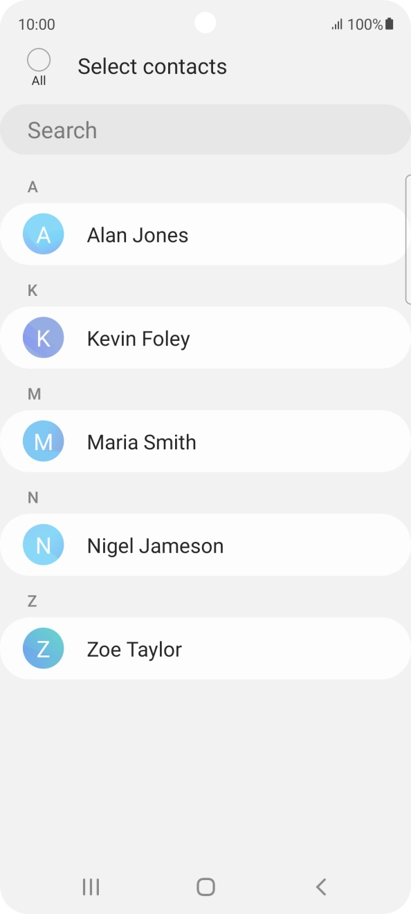 Press the field above 'All'.