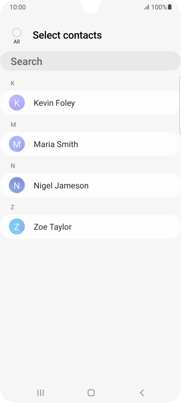 Press the field above 'All'.