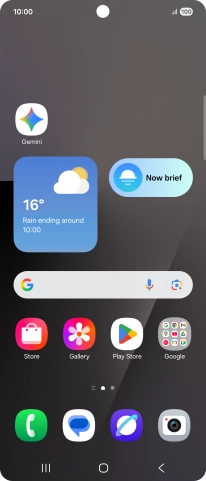 Press and hold the required app icon.