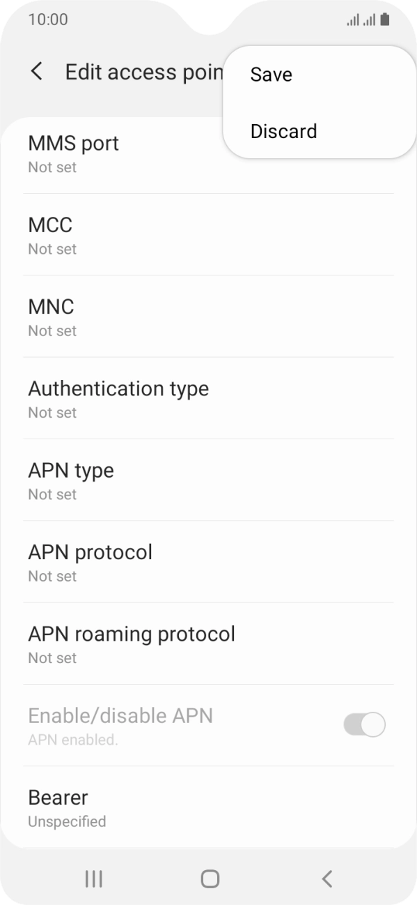 Press Save. Press Save.