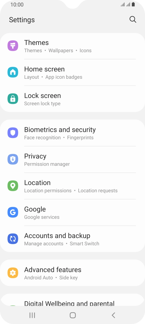 Press Biometrics and security.