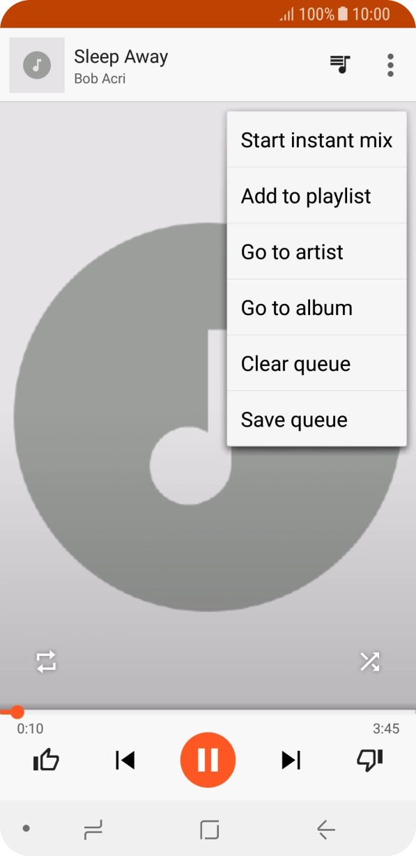 Press Add to playlist.
