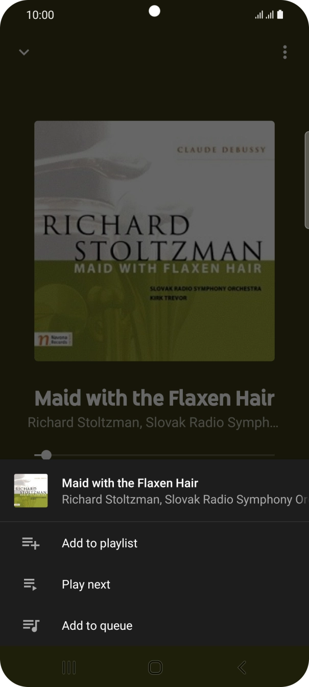 Press Add to playlist.