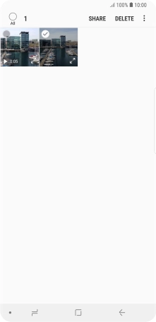 Press the field above 'All'. Press the field above 'All'.