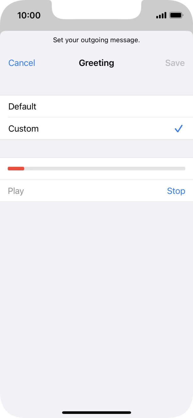 Press Stop to stop recording. Press Stop to stop recording.