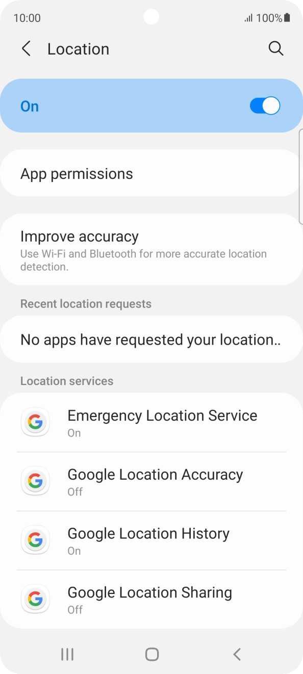 Press App permissions. Press App permissions.