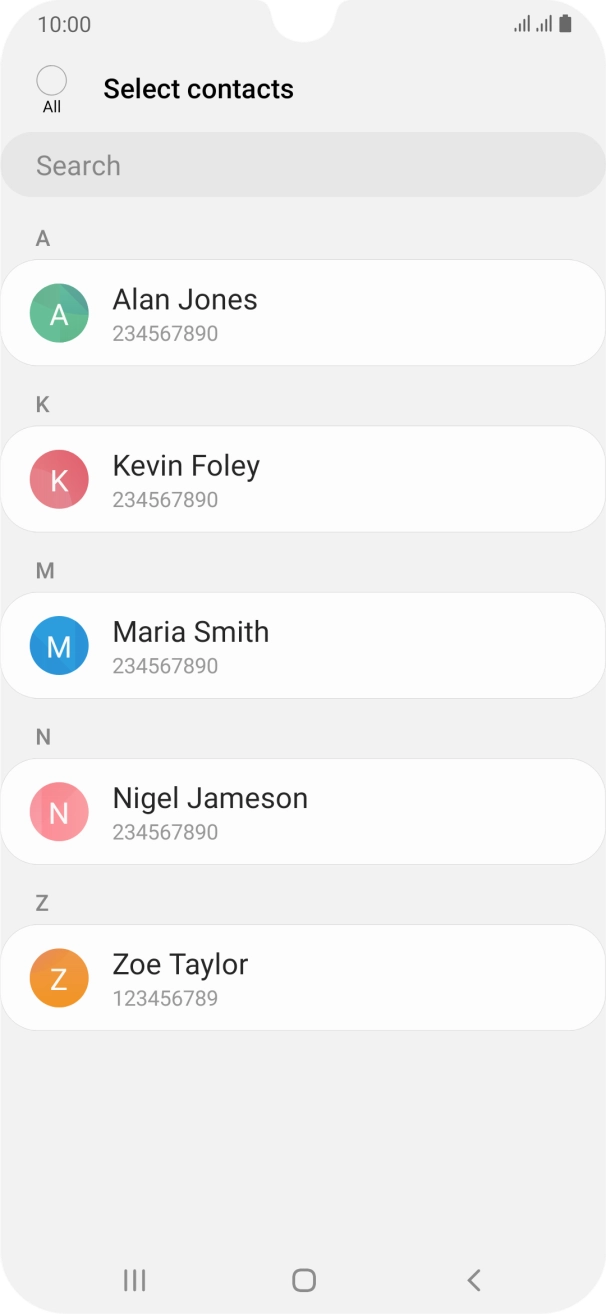 Press the field above 'All'.