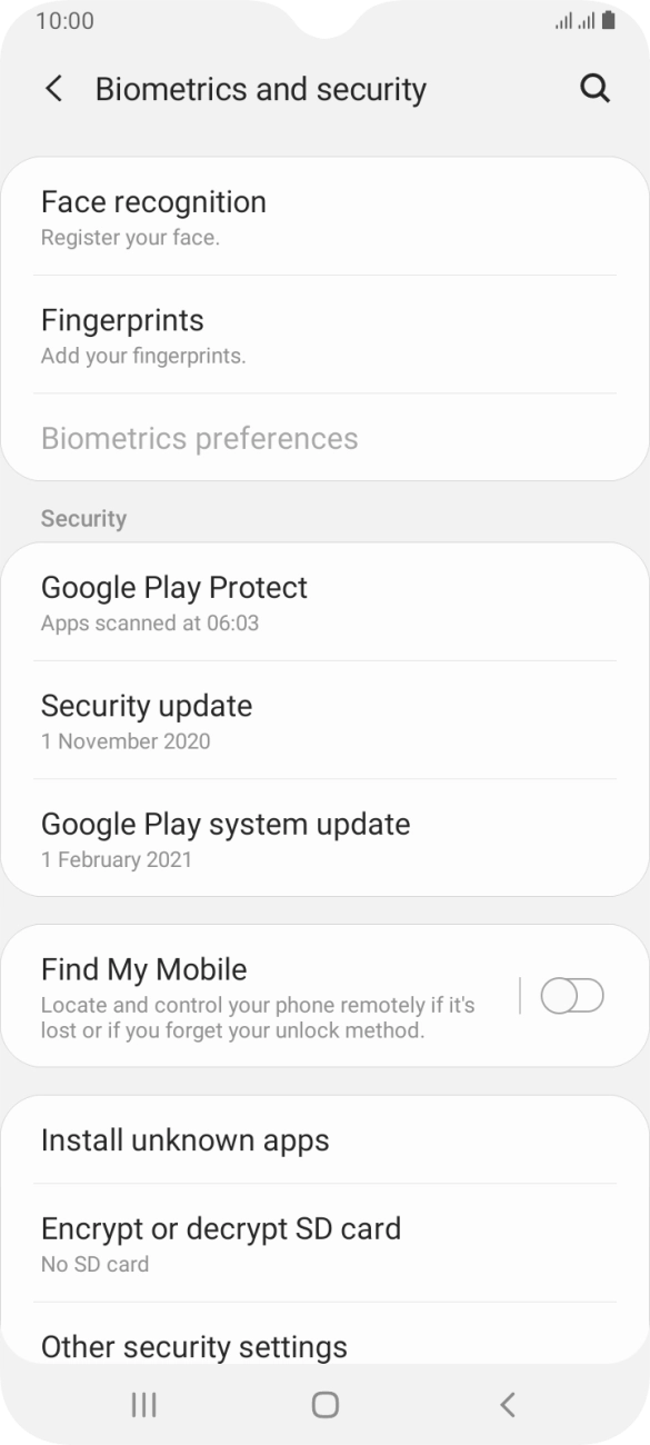 Press Fingerprints. Press Fingerprints.