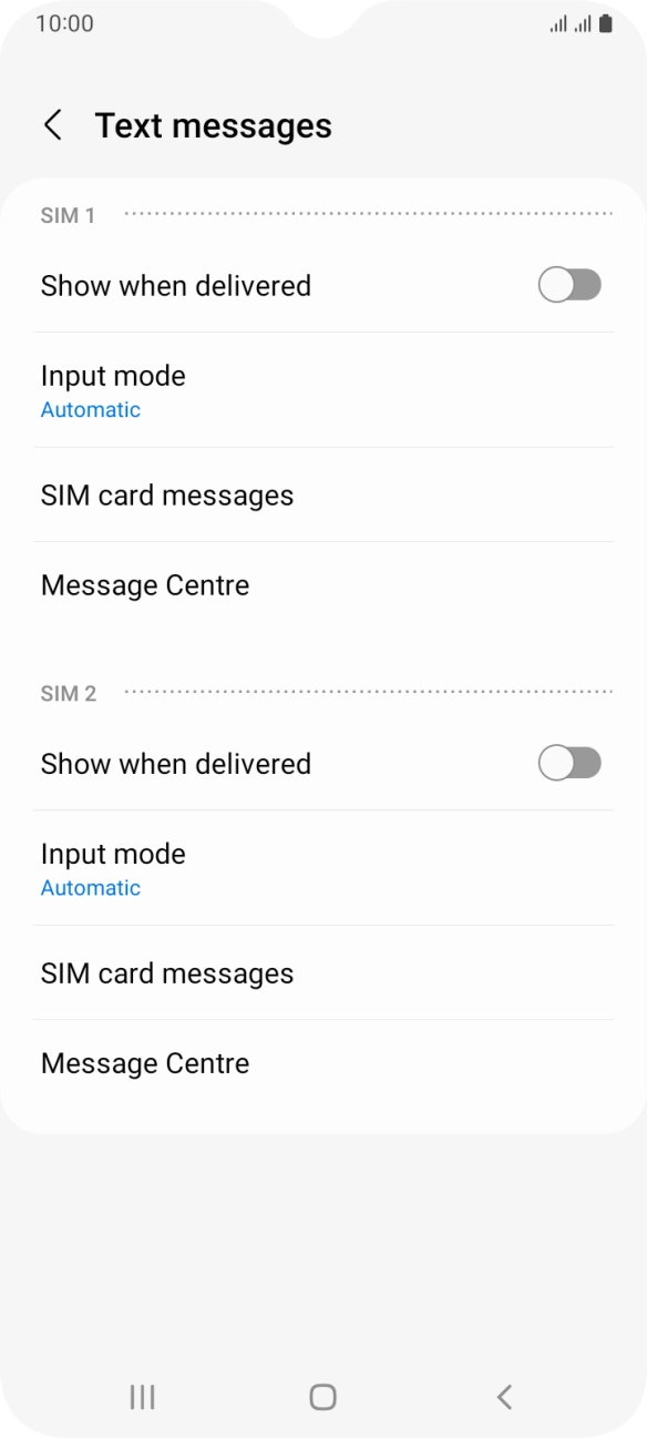 Press Message Centre. Press Message Centre.