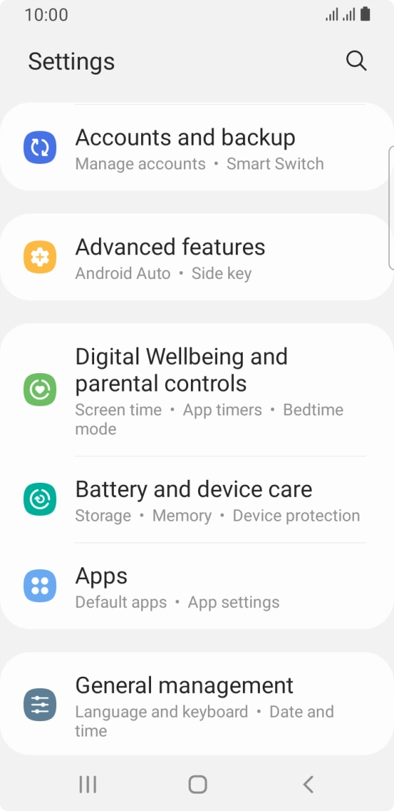Press Accounts and backup.