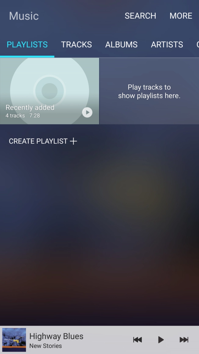 Press the required category.